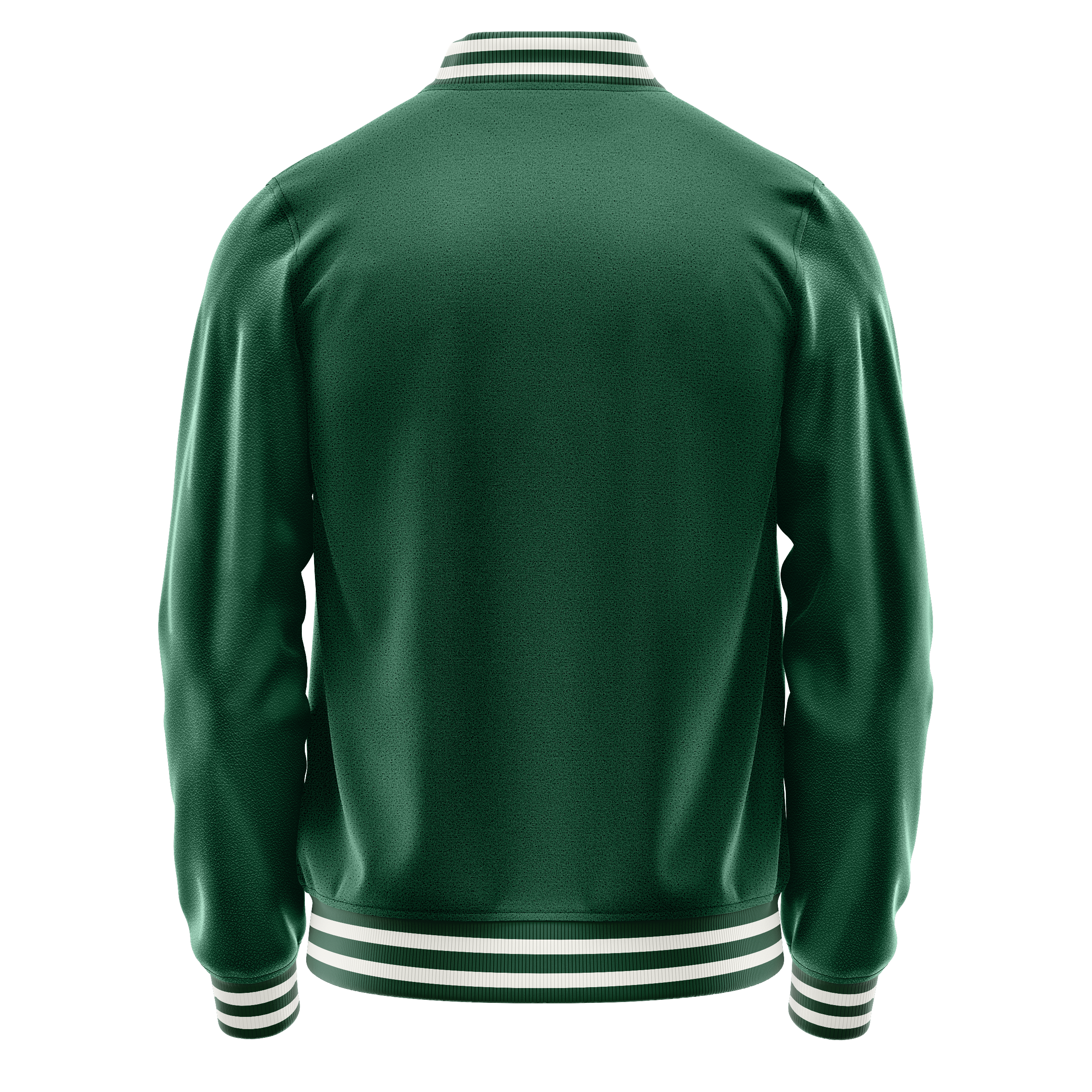 Custom Green Varsity Jacket Green Leather Sleeves JG05050518