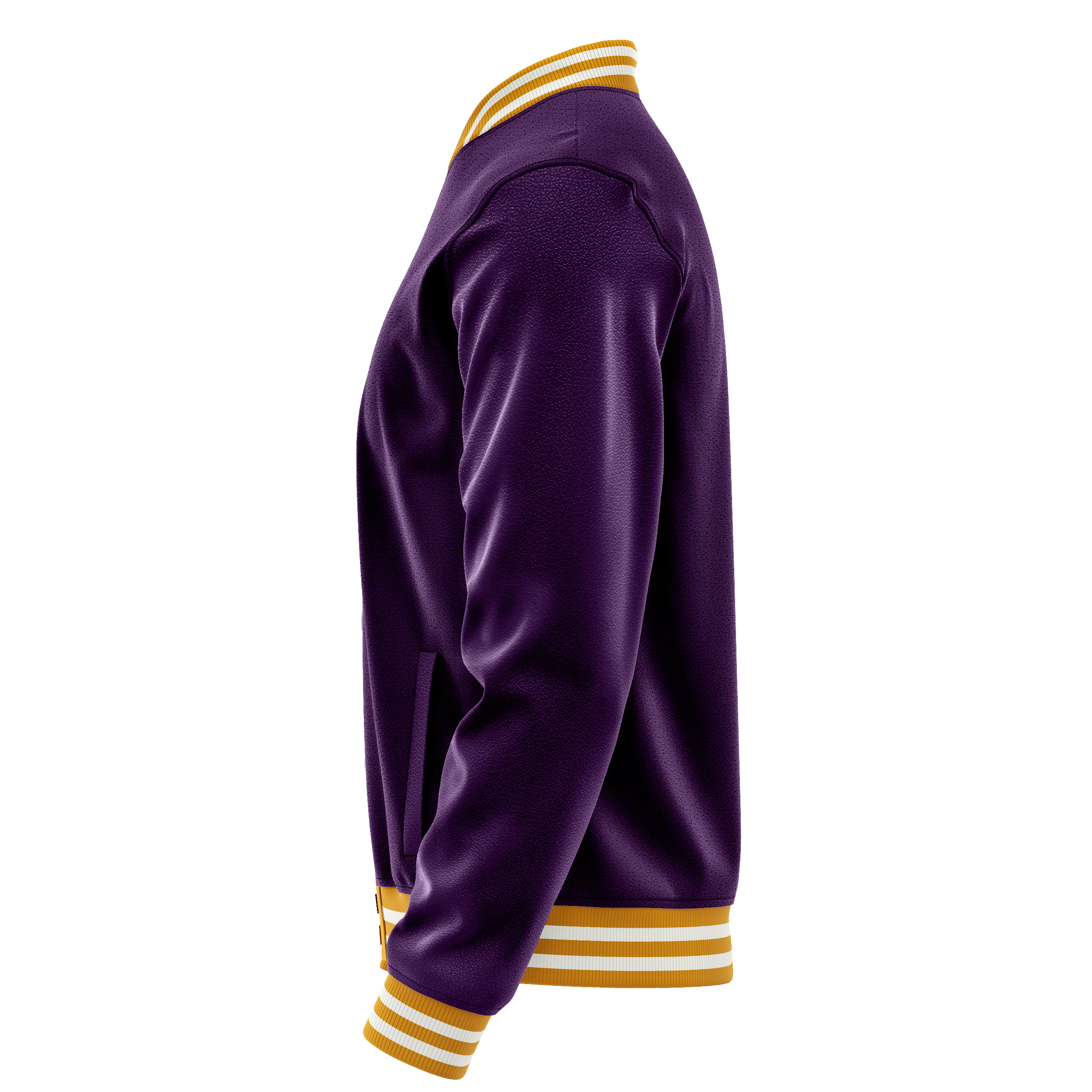 Custom Purple Varsity Jacket Purple Leather Sleeves JG07071918