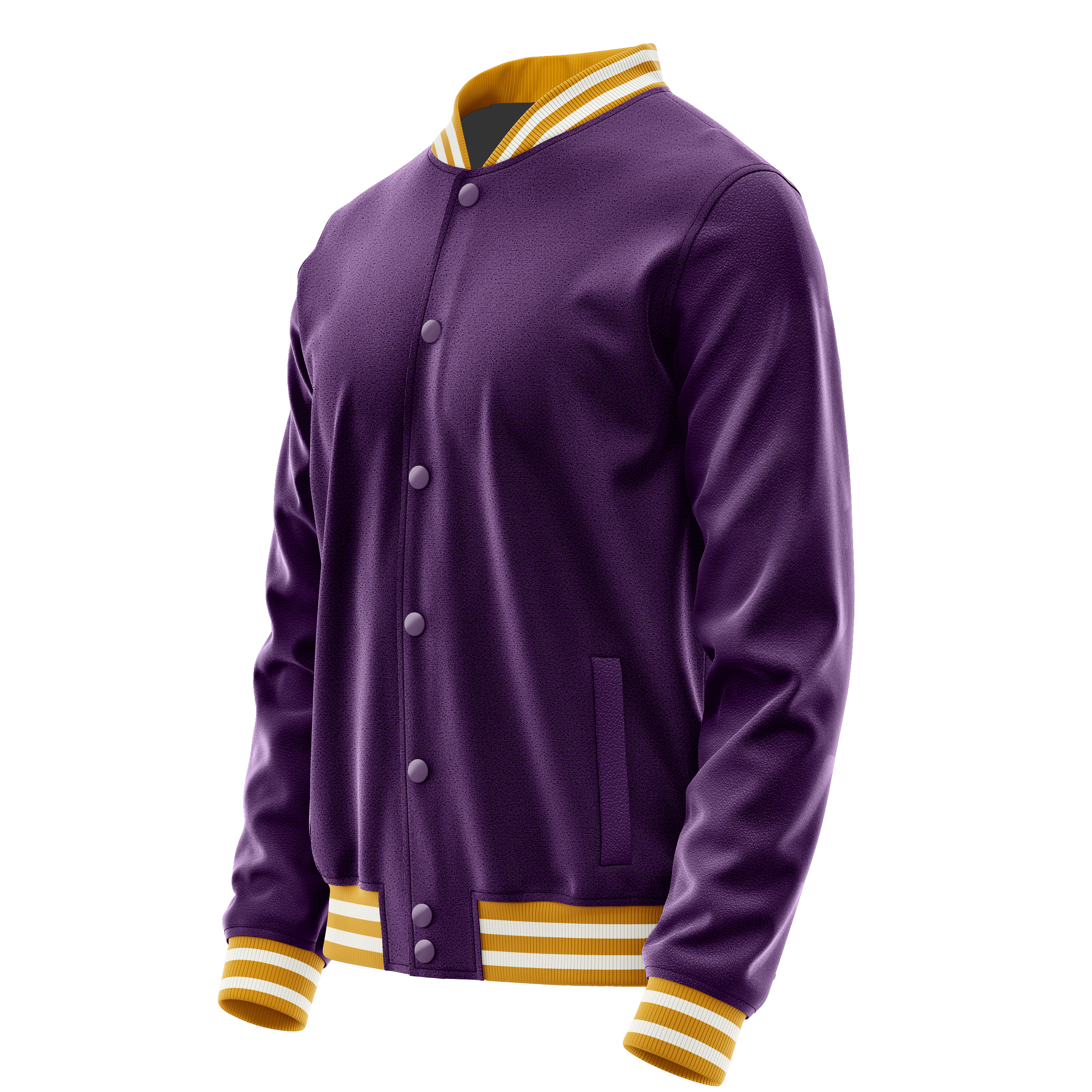 Custom Purple Varsity Jacket Purple Leather Sleeves JG07071918