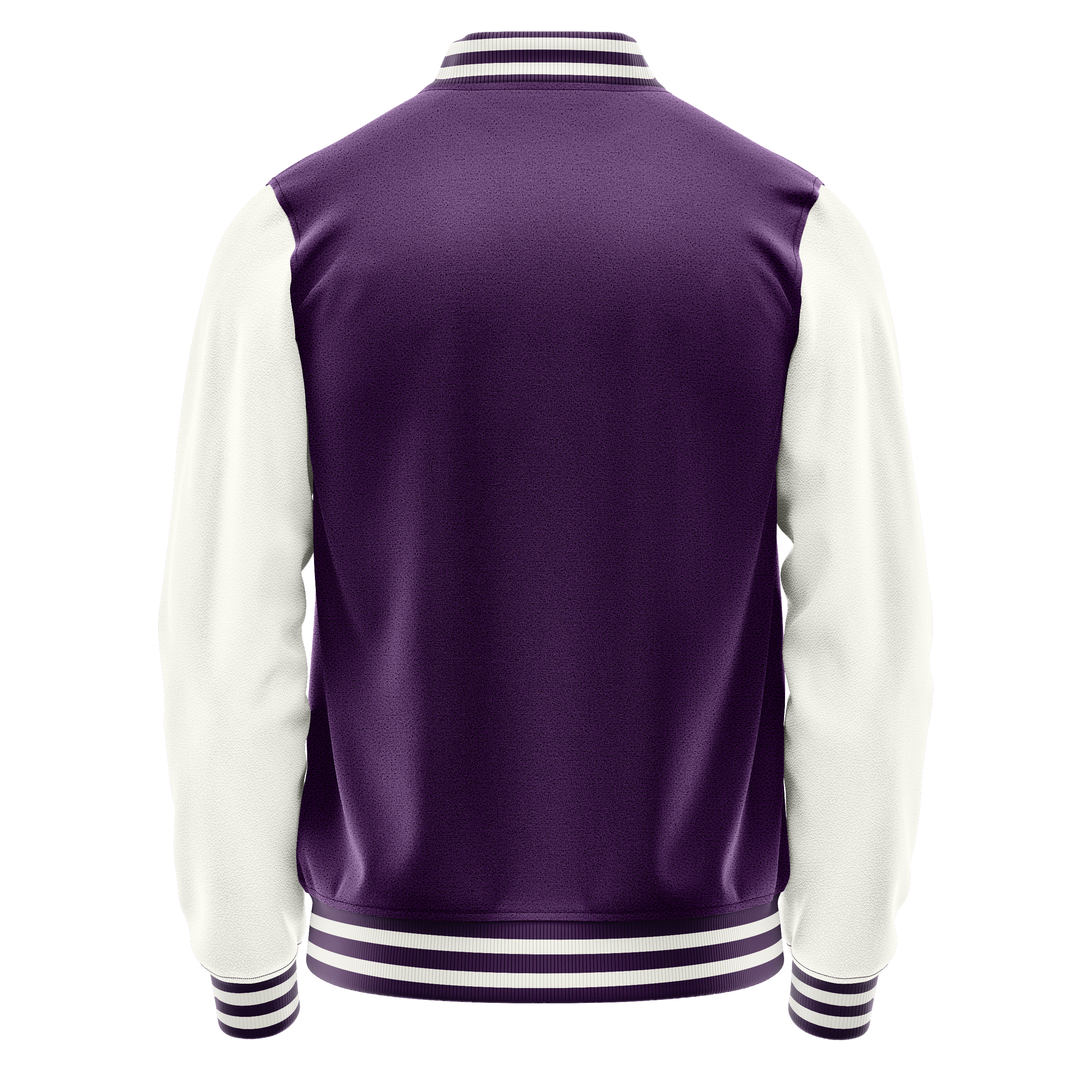 Custom Purple Varsity Jacket White Leather Sleeves JG07180718