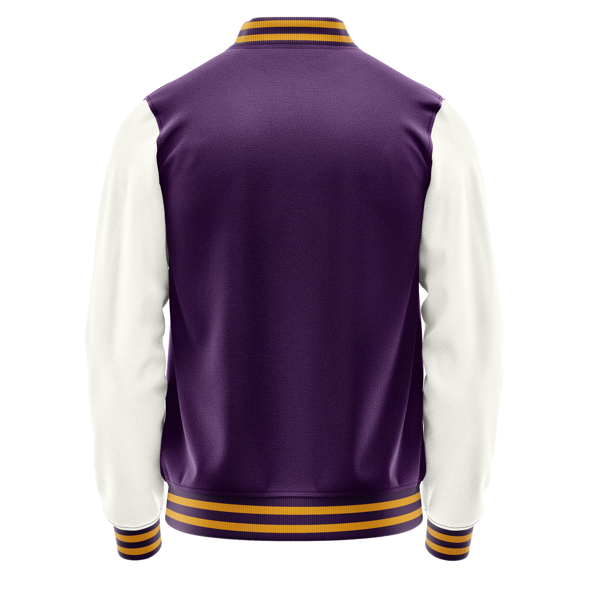 Custom Purple Varsity Jacket White Leather Sleeves JG07180719