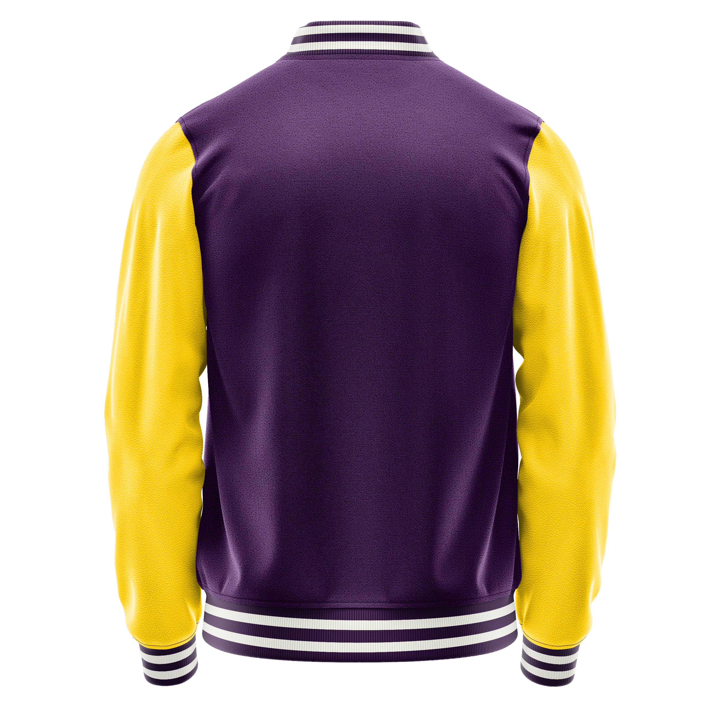 Custom Purple Varsity Jacket Gold Leather Sleeves JG07300718