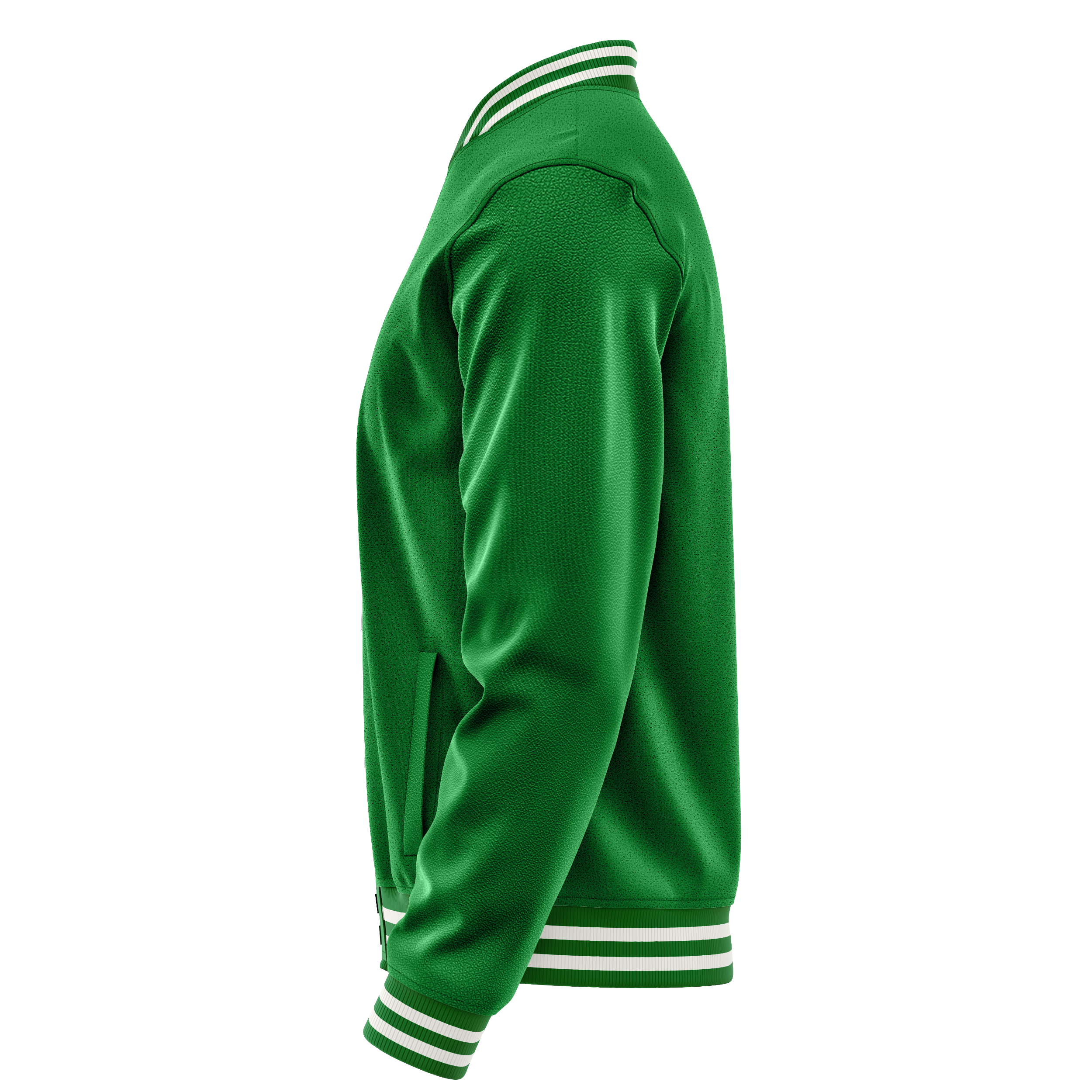 Custom Emerald Green Varsity Jacket Emerald Green Leather Sleeves JG24242418