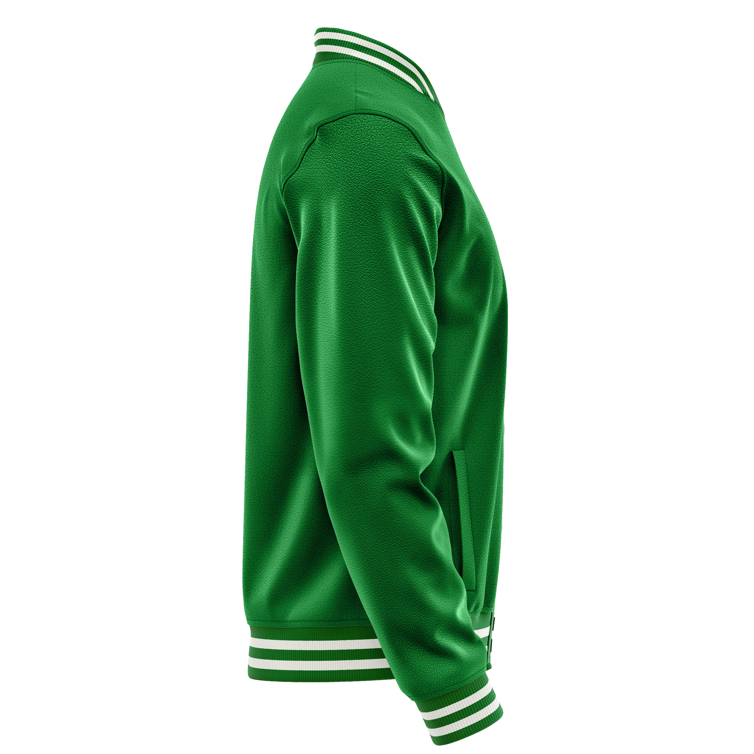 Custom Emerald Green Varsity Jacket Emerald Green Leather Sleeves JG24242418