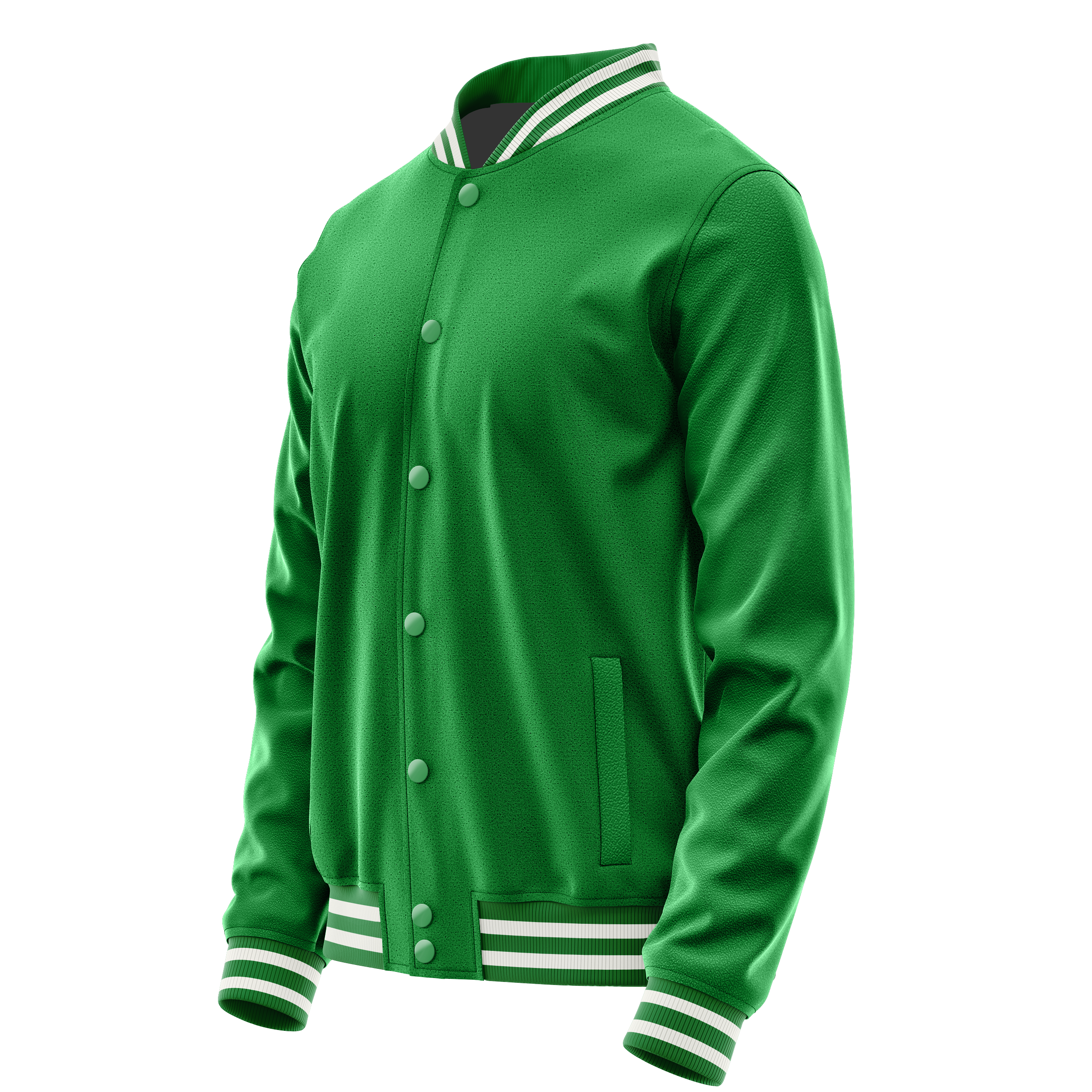 Custom Emerald Green Varsity Jacket Emerald Green Leather Sleeves JG24242418