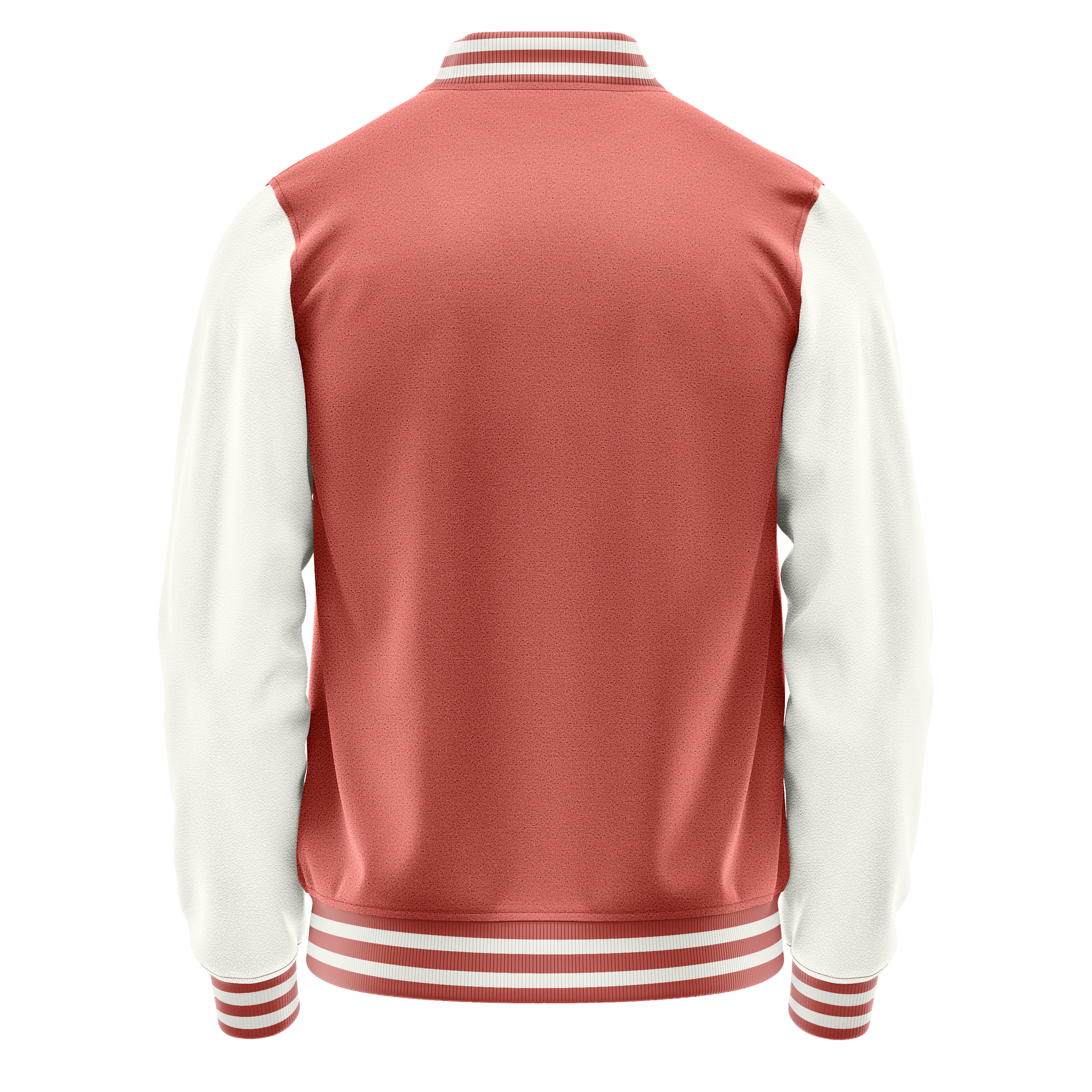 Custom Copper Rose Varsity Jacket White Leather Sleeves JG29182918