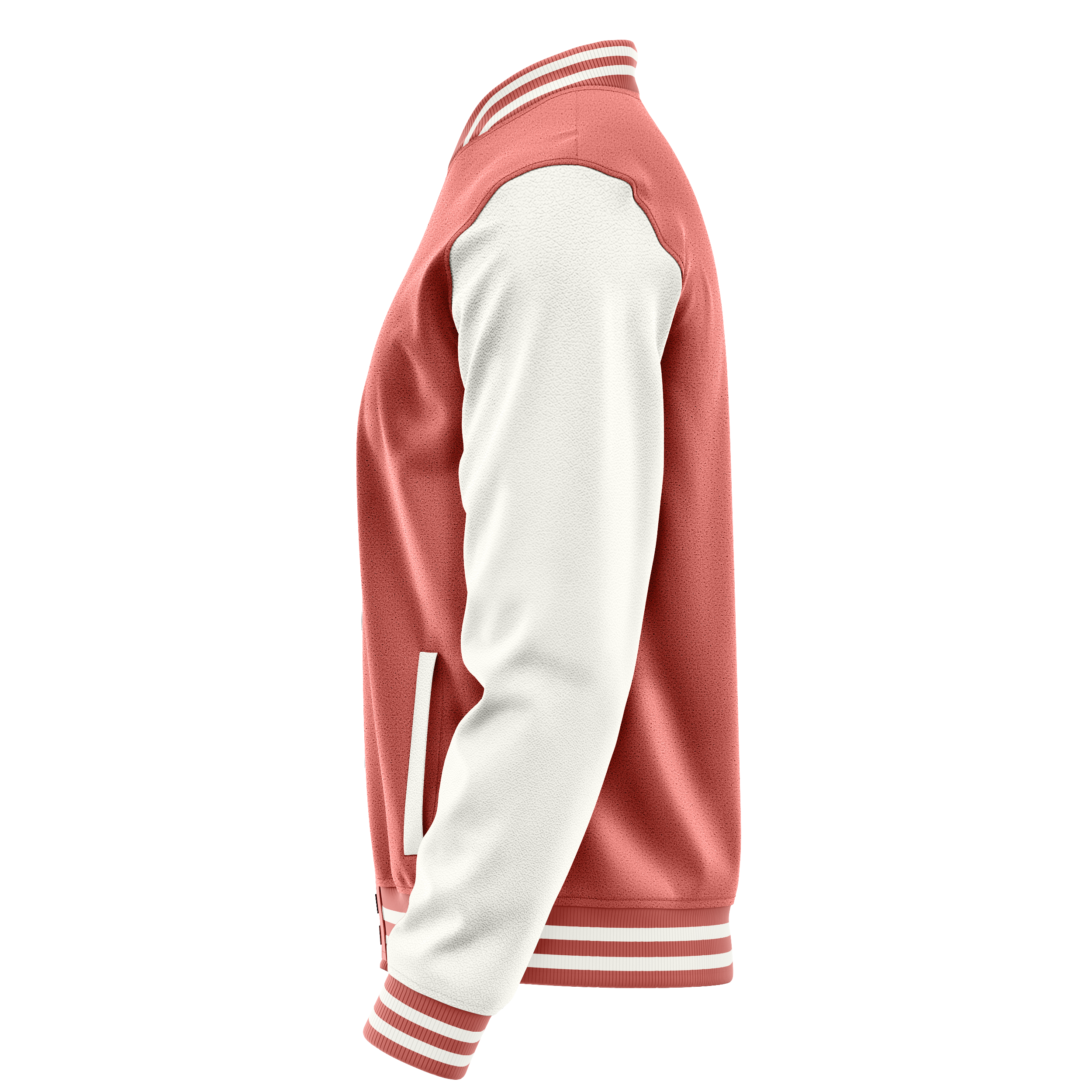 Custom Copper Rose Varsity Jacket White Leather Sleeves JG29182918